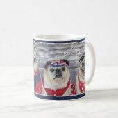 Tasse patriotique de carlin (Devant droit)