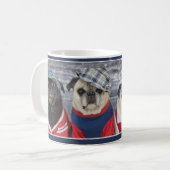 Tasse patriotique de carlin (Devant gauche)