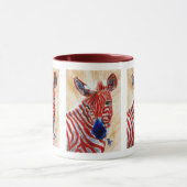 Tasse patriotique de zèbre (Centre)