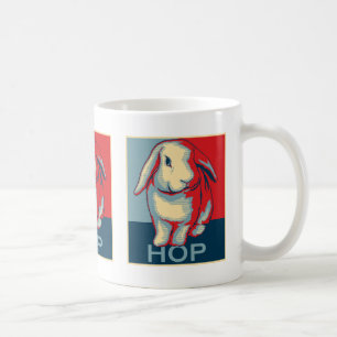 Tasse patriotique du lapin 11oz