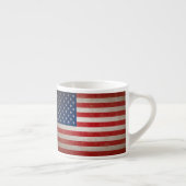 Tasse patriotique vintage de café express de (Droite)