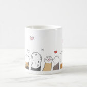Tasse Pattes de Chat Colorées (Centre)