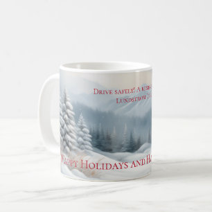 Tasse Paysage hivernal enneigé