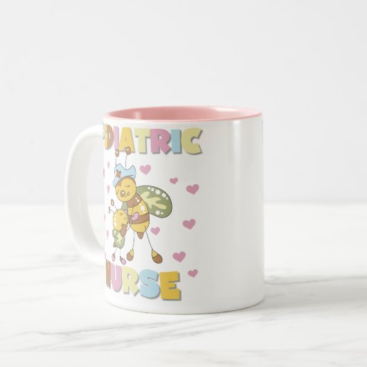 Tasse pédiatrique d'infirmière d'abeille (Devant gauche)