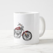 Tasse peinte à la main de brosse d'art de Harley (Devant droit)