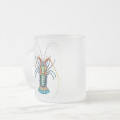Tasse peinte de langouste (Devant gauche)
