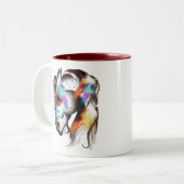 Tasse peinte de poney (Devant gauche)