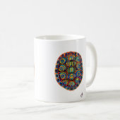 Tasse peinte de Shell de tortue (Devant droit)