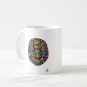 Tasse peinte de Shell de tortue (Devant gauche)