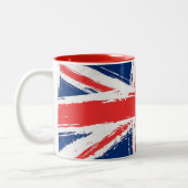 Tasse peinte d'Union Jack (Gauche)