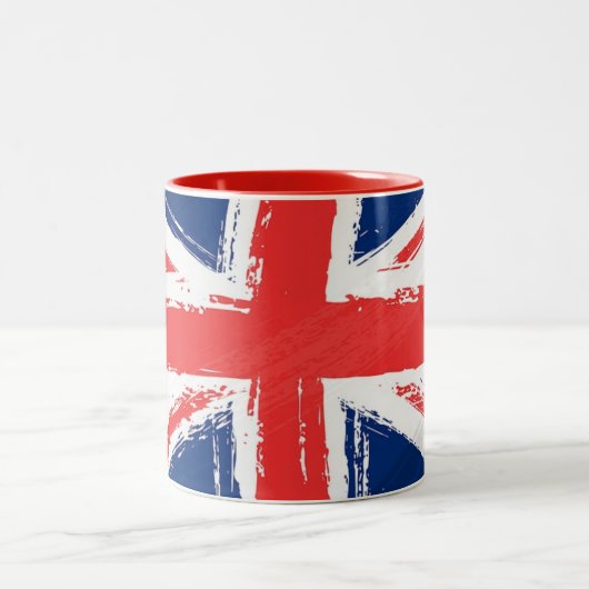 Tasse peinte d'Union Jack (Centre)