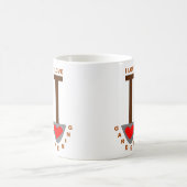 Tasse pelle de jardinage que j'aime (Centre)