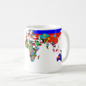 Tasse pendante du monde (Devant droit)