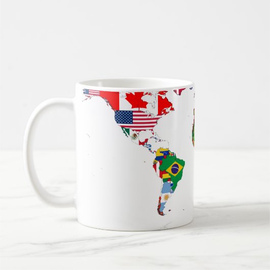 Tasse pendante du monde (Gauche)
