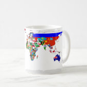 tasse pendante du monde (Devant droit)