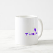 TASSE PENSÉE Classique | Affirmation d'esprit mini (Devant droit)