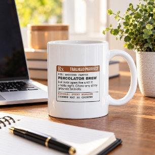 Tasse Percolateur Brûle Les Terres Sans Peur