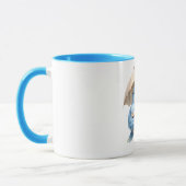 Tasse Père Oiseau Abritant Ses Petits (Gauche)