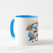 Tasse Père Oiseau Abritant Ses Petits (Devant gauche)
