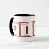 Tasse périodique de pirate (Devant gauche)