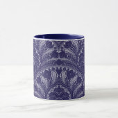 Tasse persane bleue d'impression florale (Centre)