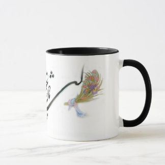 Tasse persane de calligraphie de Hafez