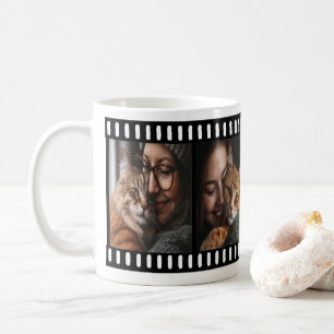 Tasse personnalisable avec cadre de bande de film 