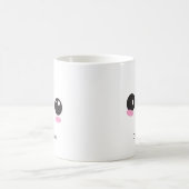 Tasse personnalisable avec un visage Kawaii mignon (Centre)