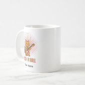 Tasse personnalisable Chat Rock Mignon (Devant gauche)