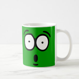 Tasse personnalisable d'arrière - plan d'émoticône