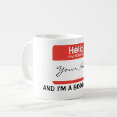 Tasse personnalisable de Bookaholic (Devant gauche)