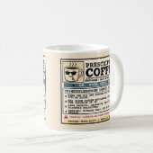 Tasse personnalisable de café RX avec ordonnance d (Devant droit)