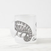 Tasse personnalisable de caméléon de panthère (Devant gauche)