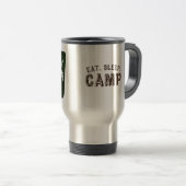 Tasse personnalisable de camping de profondément (Devant droit)