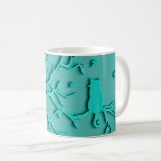 TASSE PERSONNALISABLE DE CAT, BLEU DE TURQUOISE