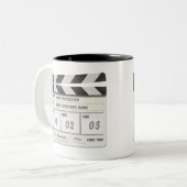 Tasse personnalisable de claquette (Devant gauche)