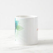 Tasse personnalisable de garde du drapeau (Centre)