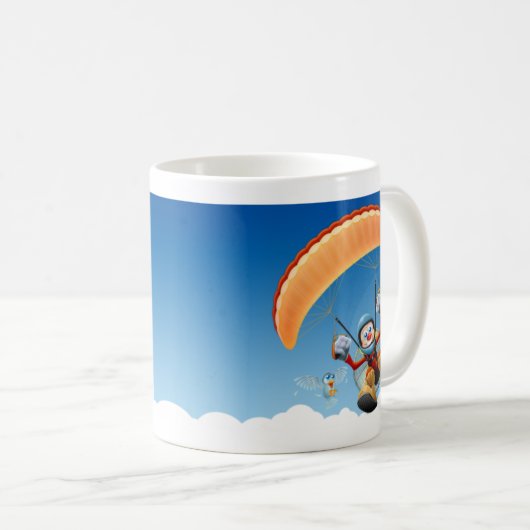 Tasse personnalisable de Paramotor (Devant droit)