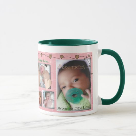 Tasse personnalisable de photo (Droite)