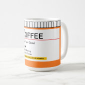 Tasse personnalisable de prescription (Devant droit)