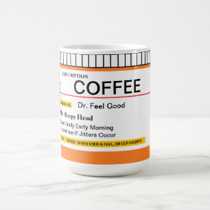 Tasse personnalisable de prescription