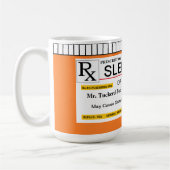 Tasse personnalisable de prescription (Gauche)