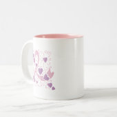 Tasse personnalisable de survivant de cancer du (Devant gauche)