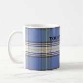 Tasse personnalisable de tartan de MacDowall (Gauche)
