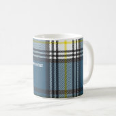 Tasse personnalisable de tartan de MacDowall (Devant droit)