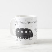 Tasse personnalisable de tortue de Redfoot (Devant gauche)