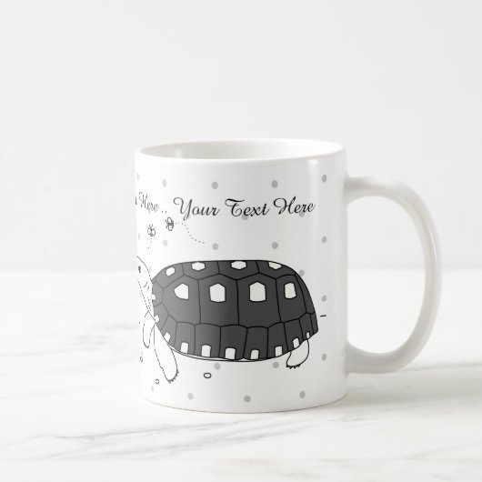 Tasse personnalisable de tortue de Redfoot (Droite)
