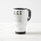 Tasse personnalisable d'emplacement de claquette (Devant droit)