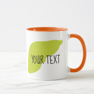 Tasse personnalisable du foie | d'organe