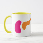 Tasse personnalisable du pancréas | de rein (Gauche)